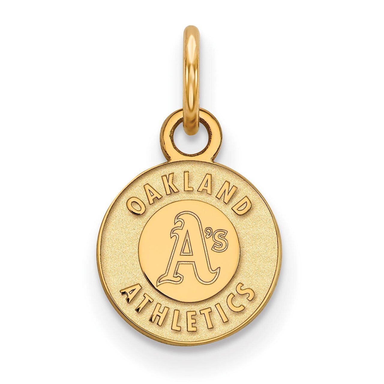 Oakland Athletics x-Small Pendant Gold-plated Silver GP001ATH, MPN: GP001ATH, 886774889207