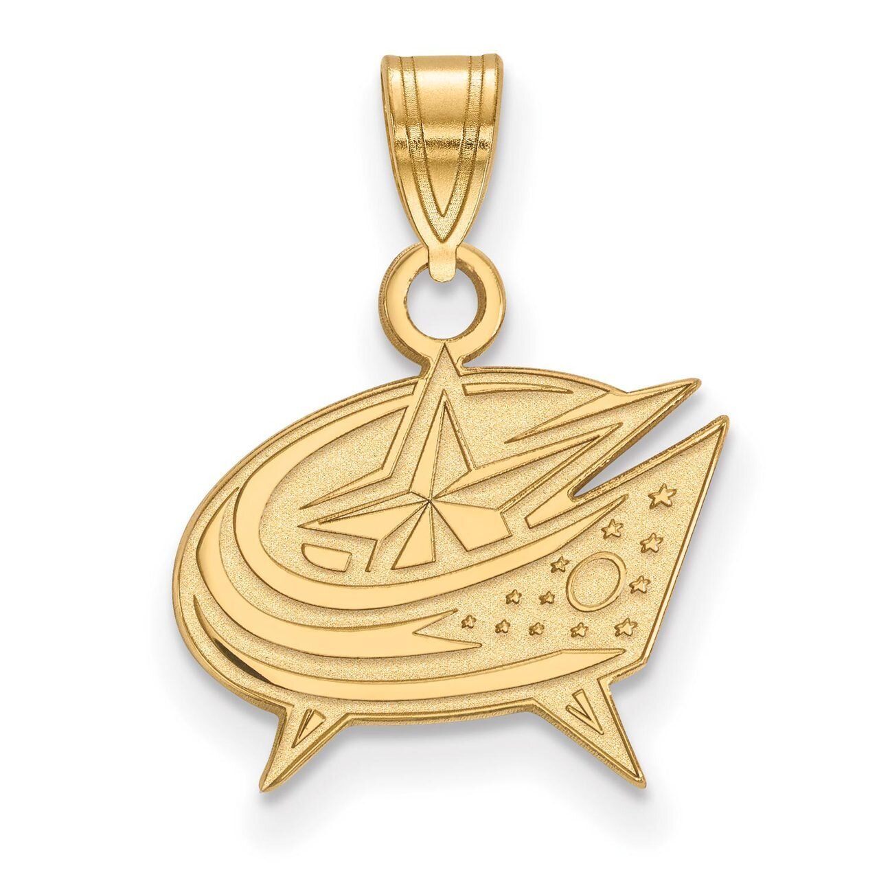 Columbus Blue Jackets Small Pendant Gold-plated Silver GP001BJA, MPN: GP001BJA, 886774740508