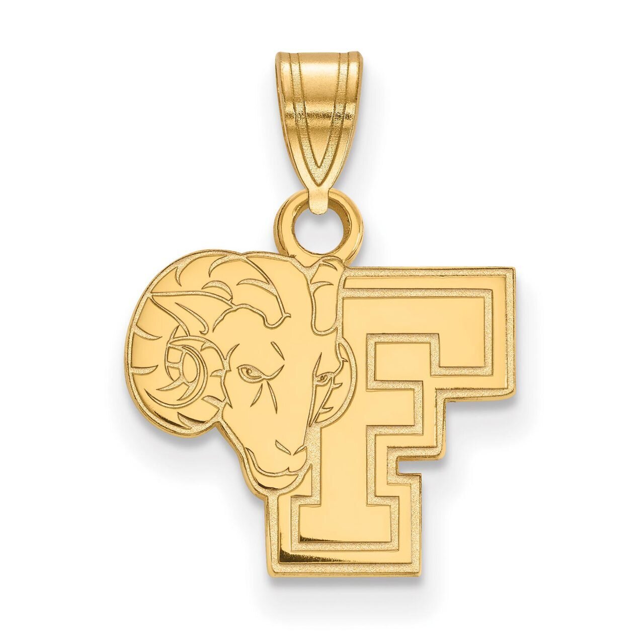 Fordham University Small Pendant Gold-plated Silver GP001FOU