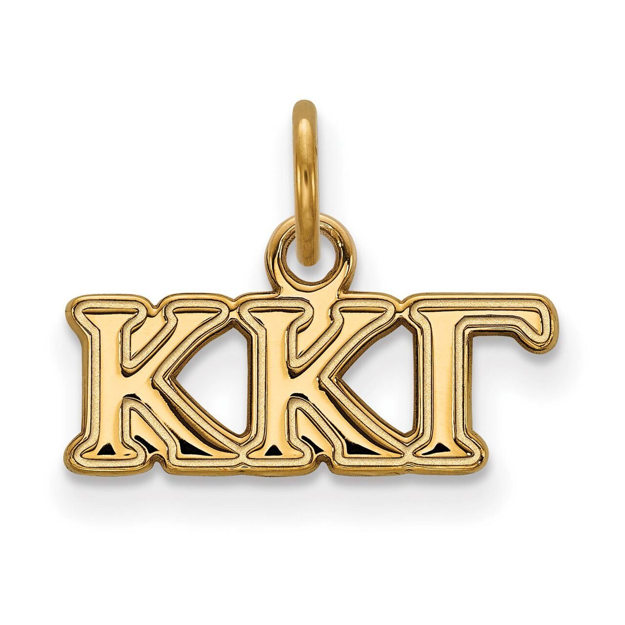 Kappa Kappa Gamma Extra Small Pendant Gold-plated Silver GP001KKG, MPN: GP001KKG, 886774890043