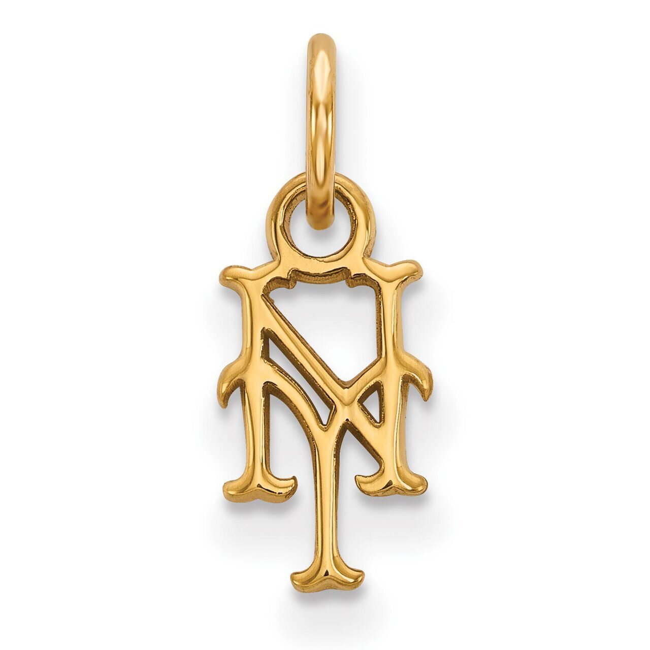 New York Mets x-Small Pendant Gold-plated Silver GP001MET, MPN: GP001MET, 886774890159