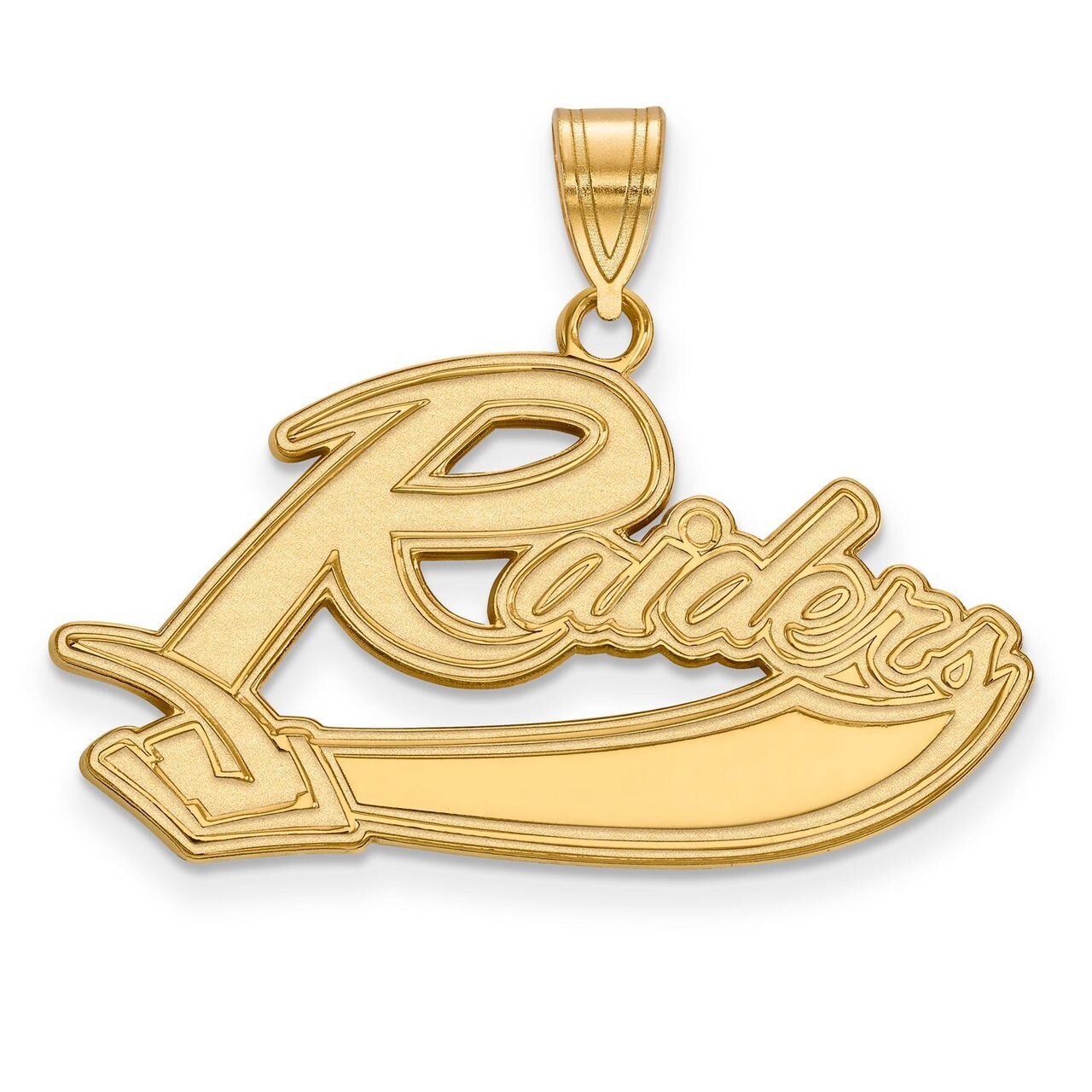 Mt Union College Large Pendant Gold-plated Silver GP001MUC