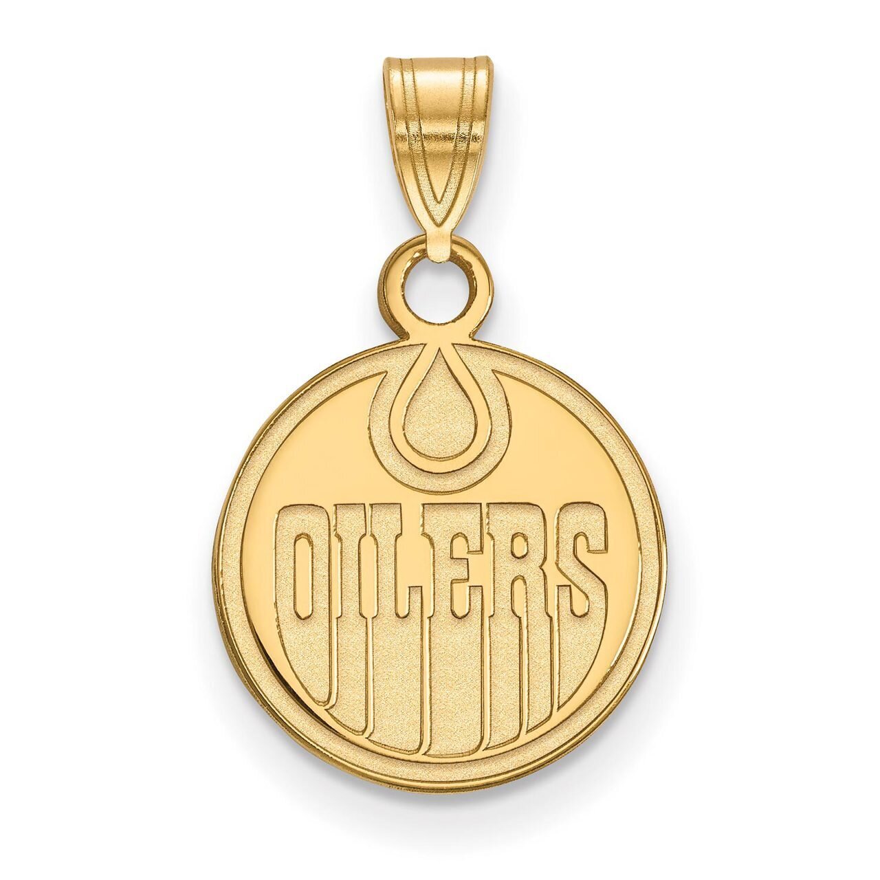 Edmonton Oilers Small Pendant Gold-plated Silver GP001OIL, MPN: GP001OIL, 886774740546