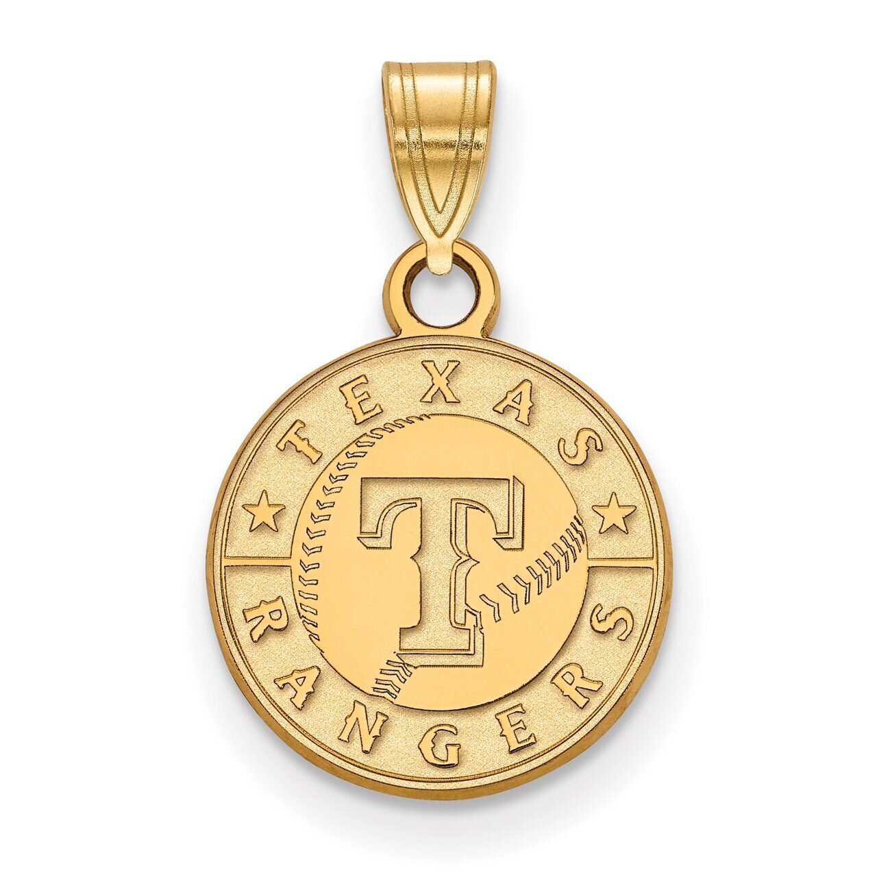 Texas Rangers Small Pendant Gold-plated Silver GP001RAN, MPN: GP001RAN, 886774890548