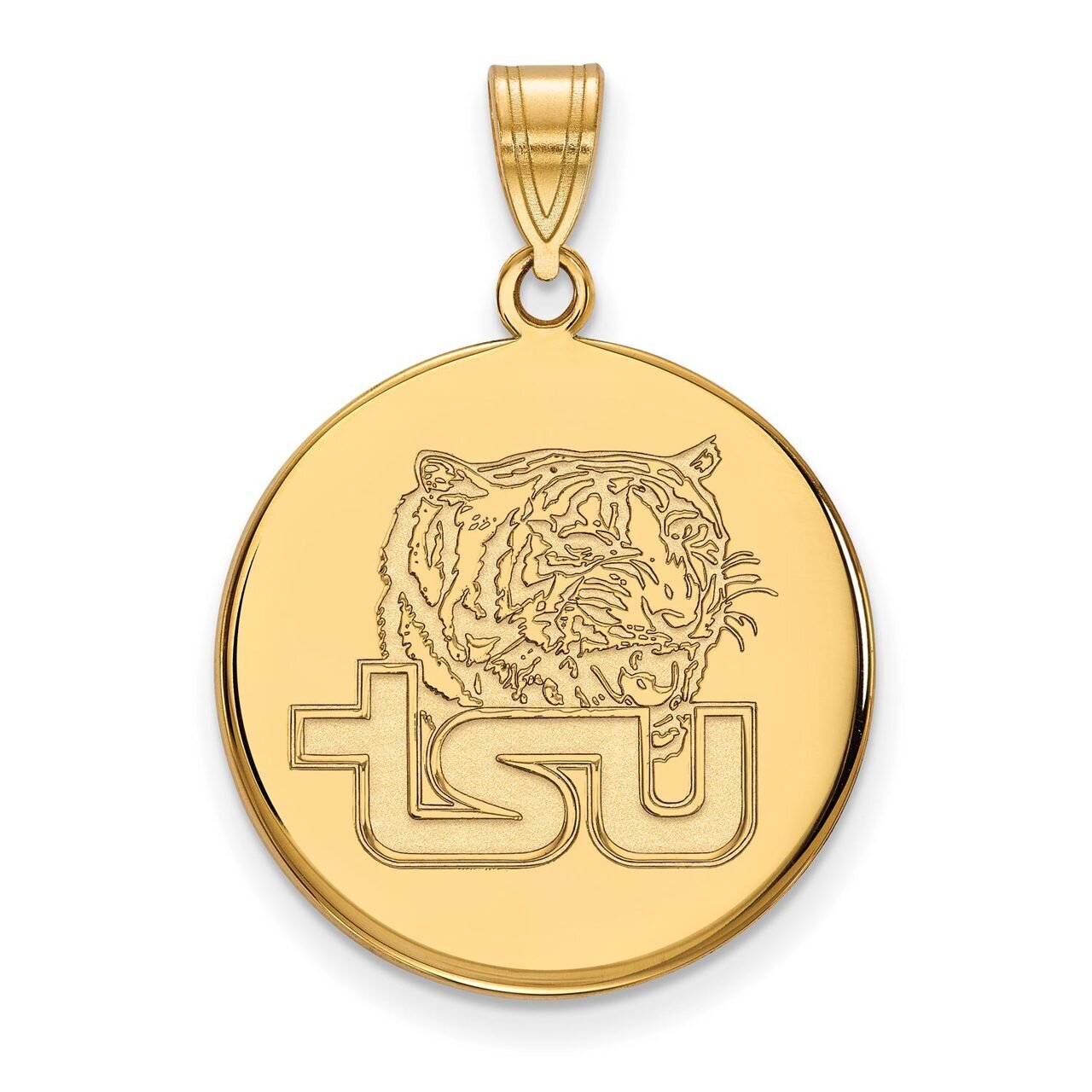 Tennessee State University Large Enamel Disc Pendant Gold-plated Silver GP001TES, MPN: GP001TES, 88…