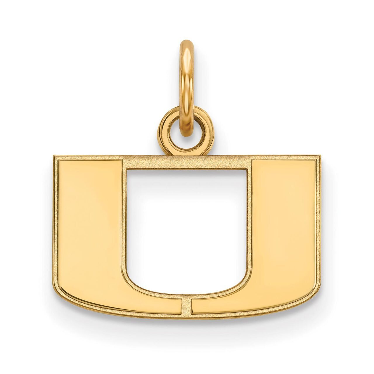 University of Miami x-Small Pendant Gold-plated Silver GP001UMF