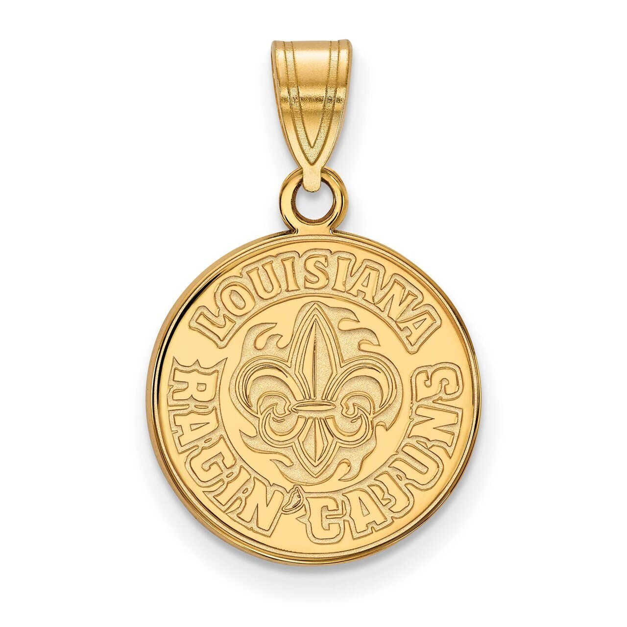 University of Louisiana at Lafayette Medium Pendant Gold-plated Silver GP001USL, MPN: GP001USL, 886…