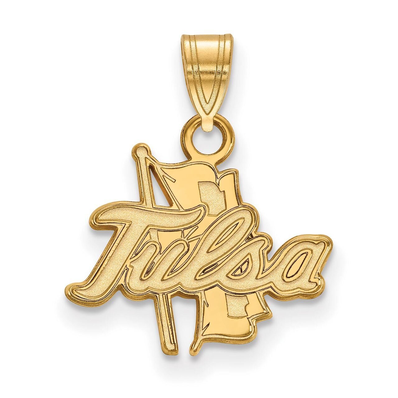 The University of Tulsa Small Pendant Gold-plated Silver GP001UTL
