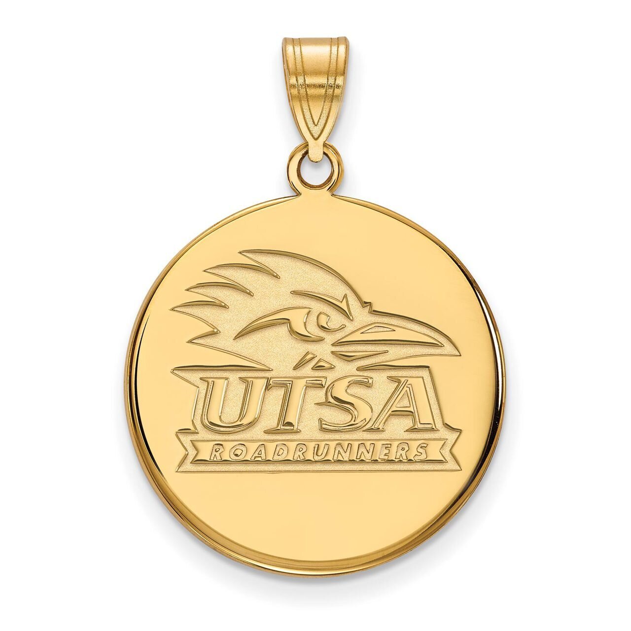 University of Texas at San Antonio Large Disc Pendant Gold-plated Silver GP001UTS, MPN: GP001UTS, 8…