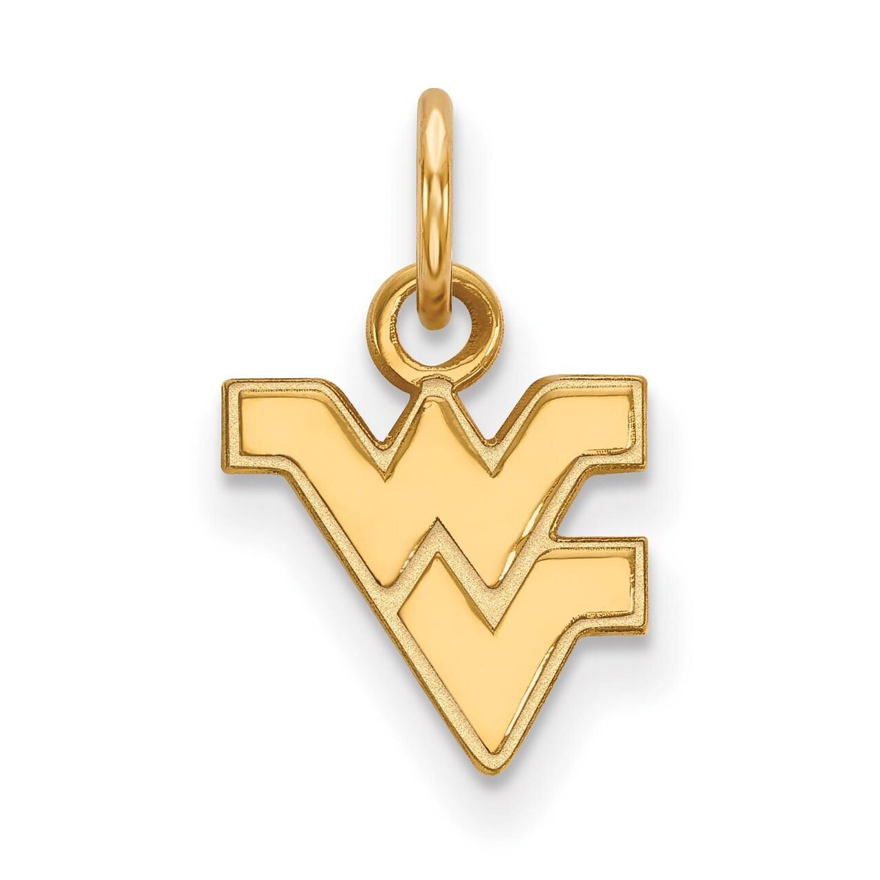 West Virginia University x-Small Pendant Gold-plated Silver GP001WVU