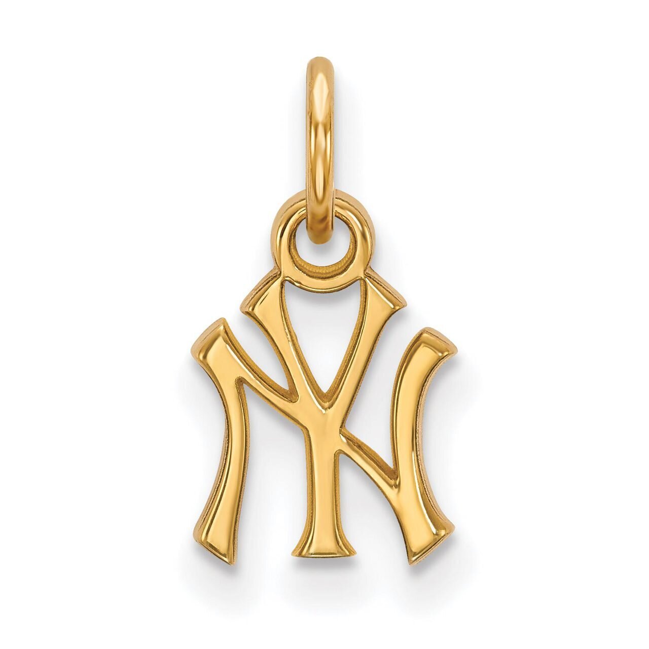 New York Yankees x-Small Pendant Gold-plated Silver GP001YAN