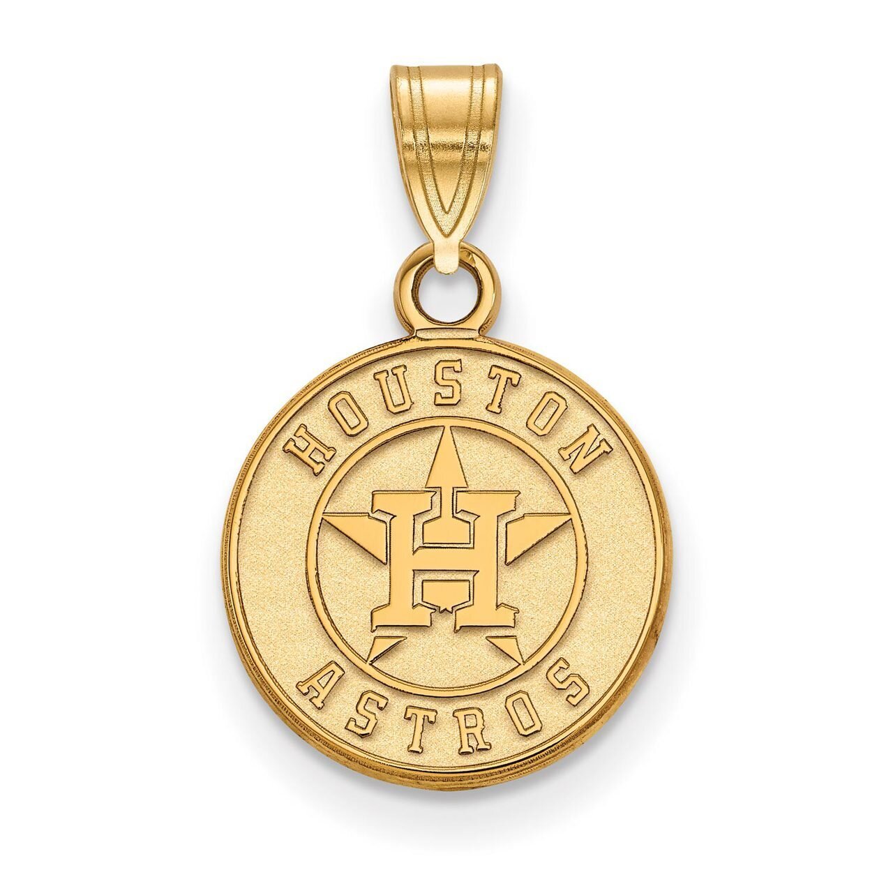 Houston Astros Small Pendant Gold-plated Silver GP002AST, MPN: GP002AST, 886774892108