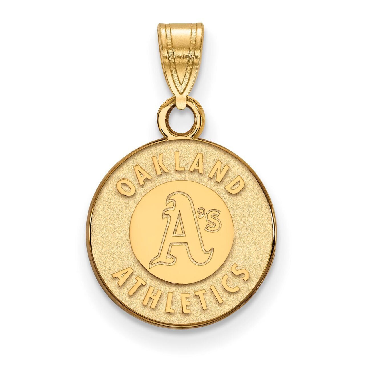 Oakland Athletics Small Pendant Gold-plated Silver GP002ATH, MPN: GP002ATH, 886774892122