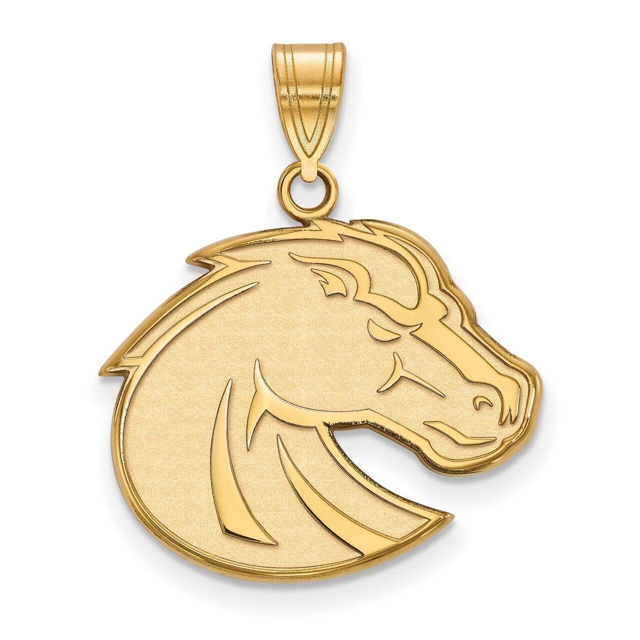 Boise State University Large Pendant Gold-plated Silver GP002BOS