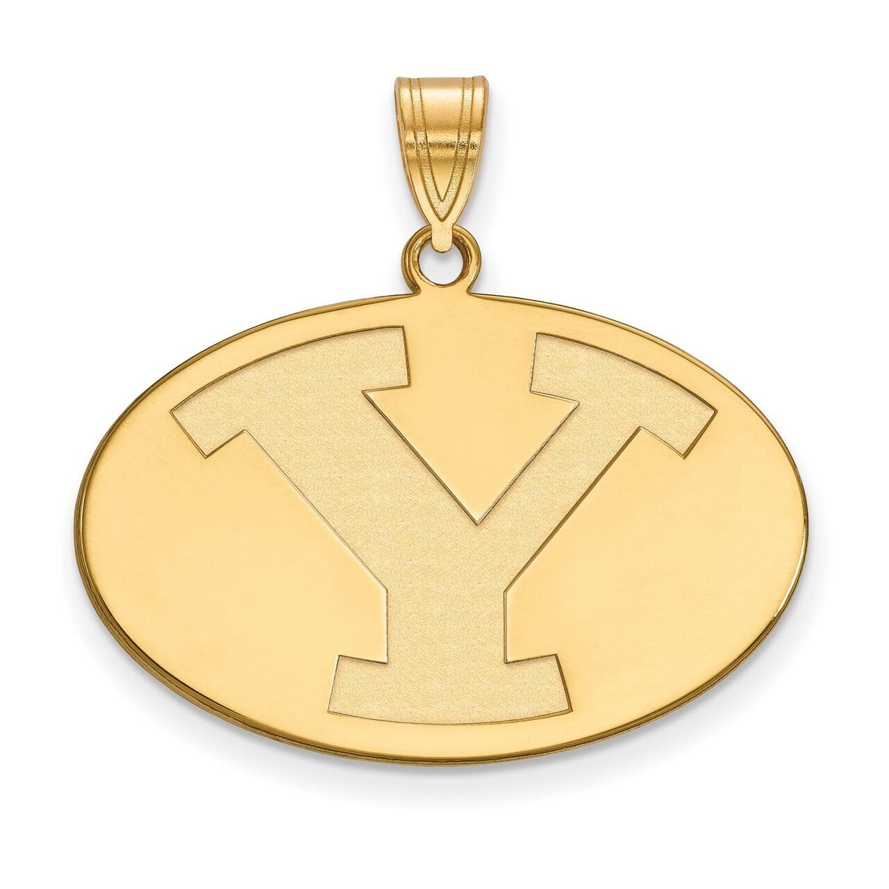 Brigham Young University Large Pendant Gold-plated Silver GP002BYU