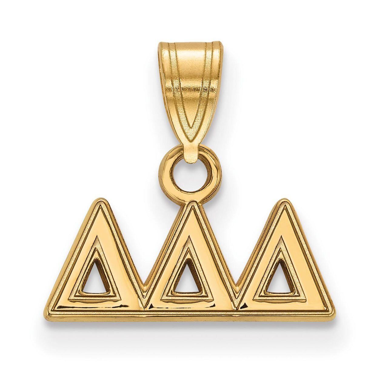 Delta Delta Delta Small Pendant Gold-plated Silver GP002DDD, MPN: GP002DDD, 886774892405