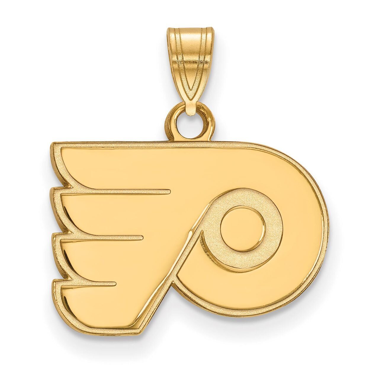 Philadelphia Flyers Small Pendant Gold-plated Silver GP002FLY