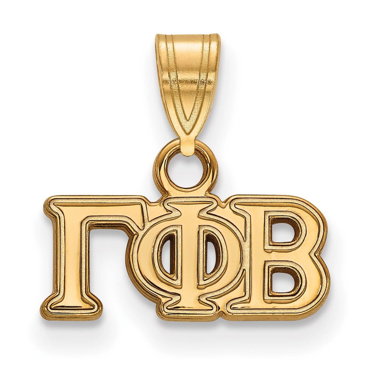 Gamma Phi Beta Small Pendant Gold-plated Silver GP002GPB, MPN: GP002GPB, 886774892665