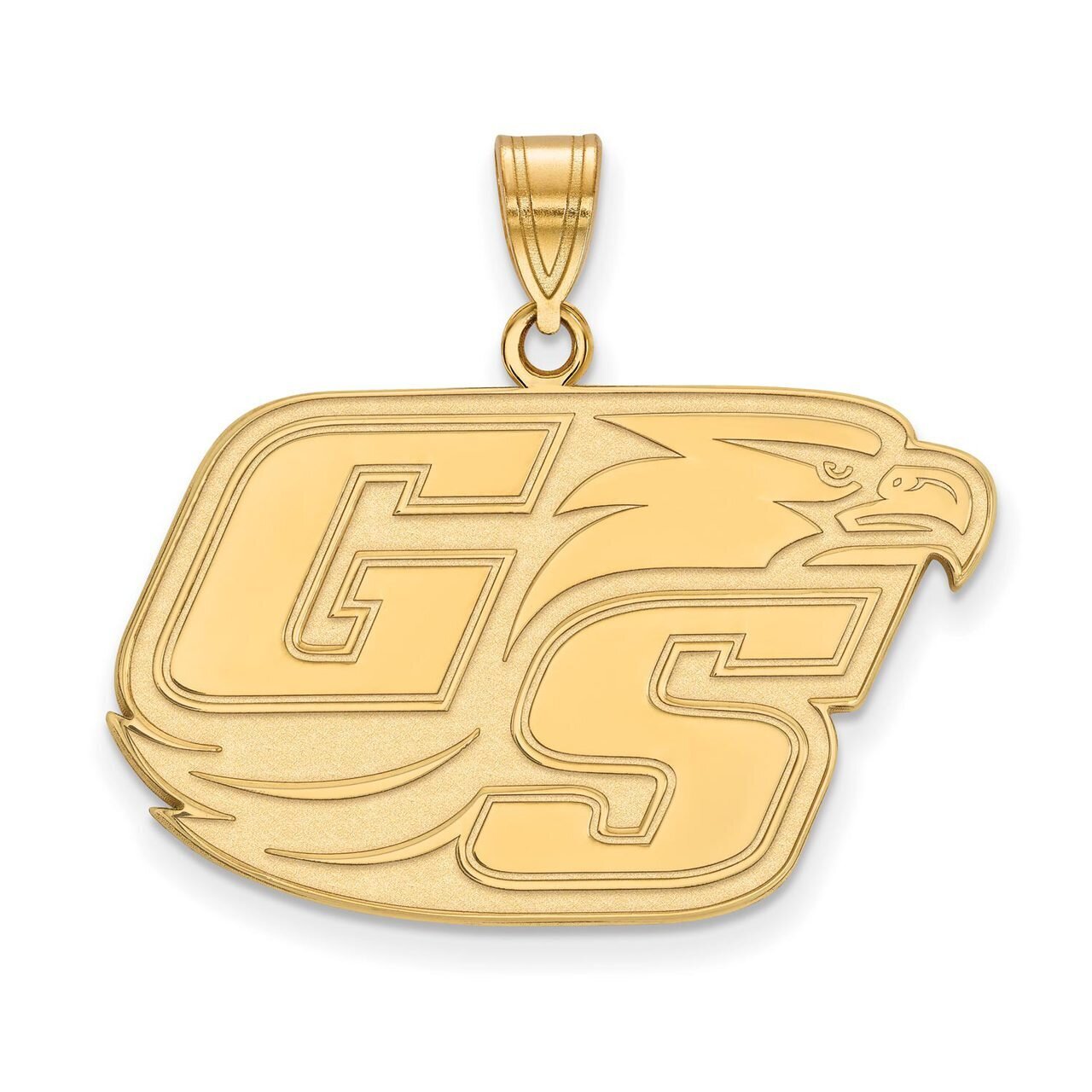 Georgia Southern University Large Pendant Gold-plated Silver GP002GSU