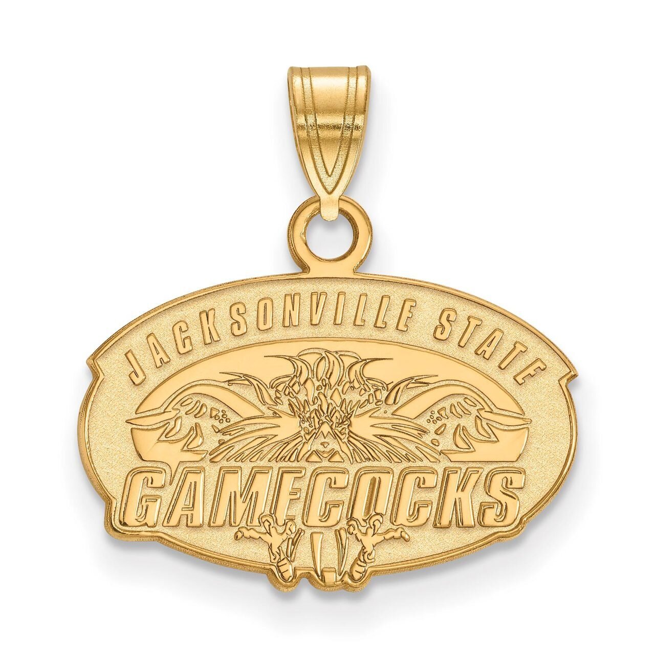 Jacksonville State University Small Pendant Gold-plated Silver GP002JAC