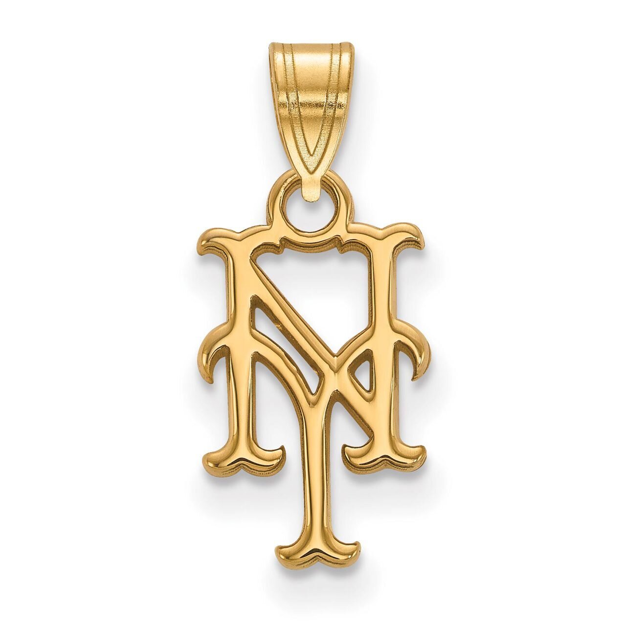 New York Mets Small Pendant Gold-plated Silver GP002MET, MPN: GP002MET, 886774892948