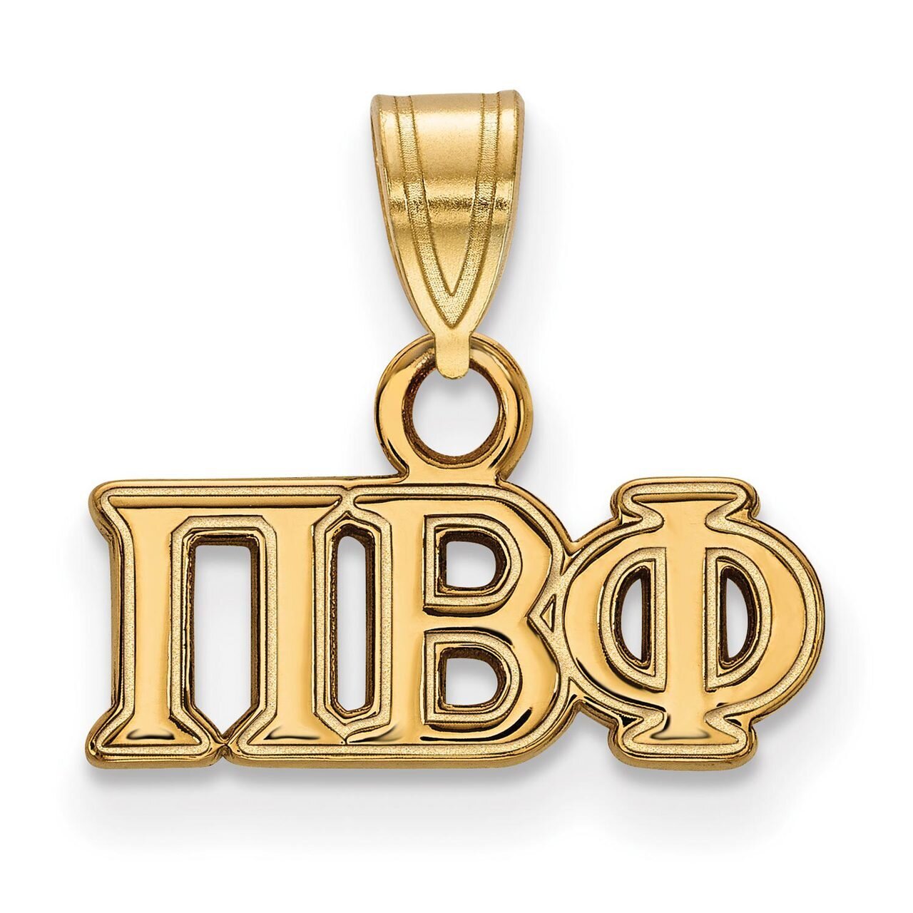 Pi Beta Phi Small Pendant Gold-plated Silver GP002PBP, MPN: GP002PBP, 886774893211