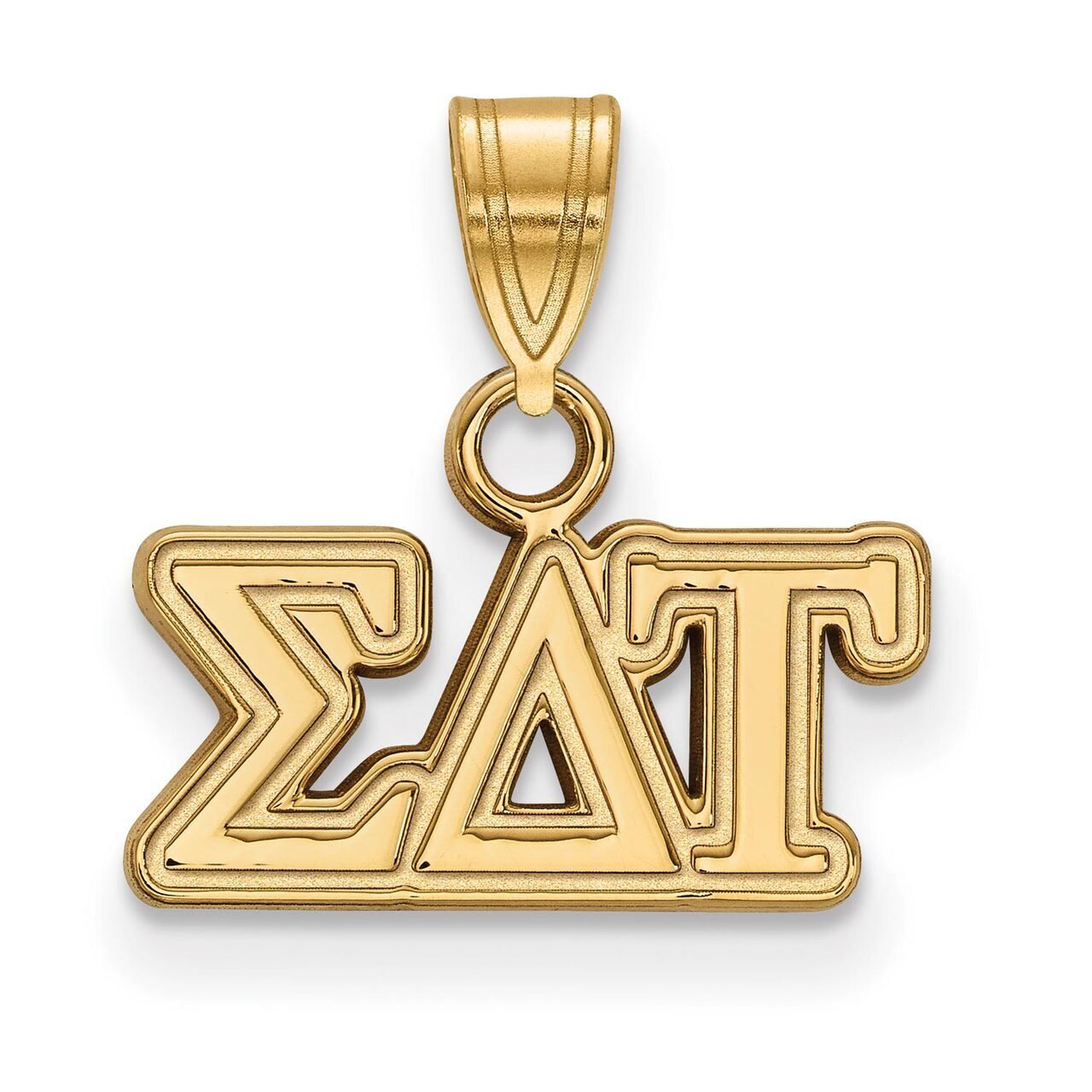 Sigma Delta Tau Small Pendant Gold-plated Silver GP002SDT, MPN: GP002SDT, 886774893426