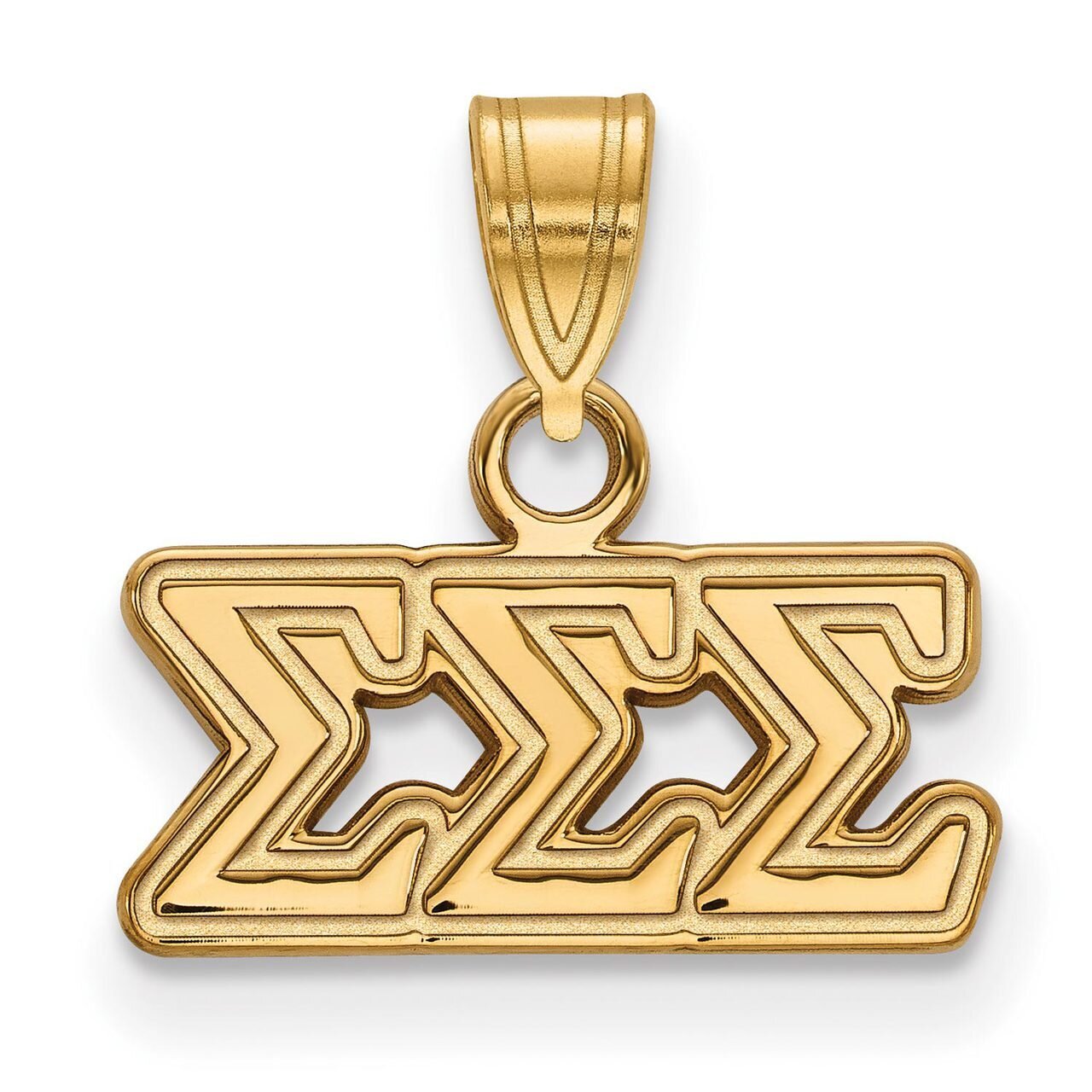 Sigma Sigma Sigma Small Pendant Gold-plated Silver GP002SSS, MPN: GP002SSS, 886774893587