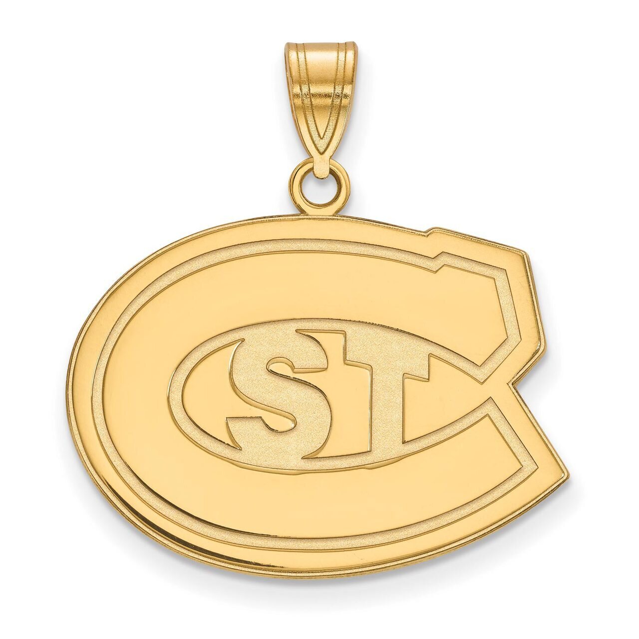Saint Cloud State Large Pendant Gold-plated Silver GP002STC