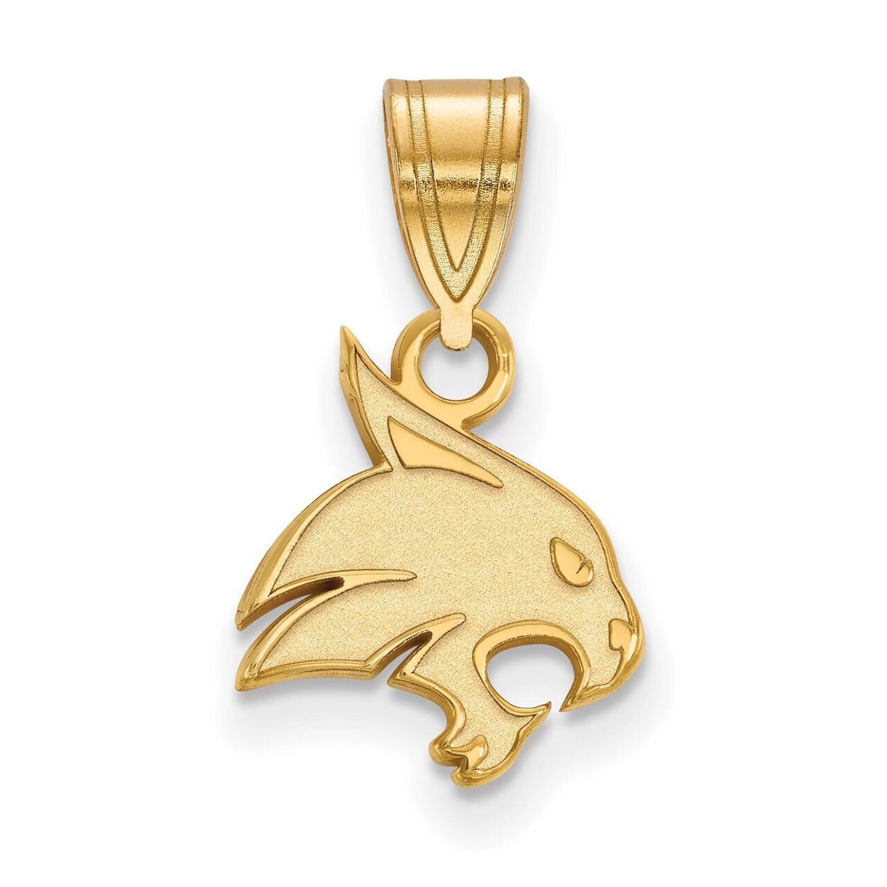 Texas State University Small Pendant Gold-plated Silver GP002TST