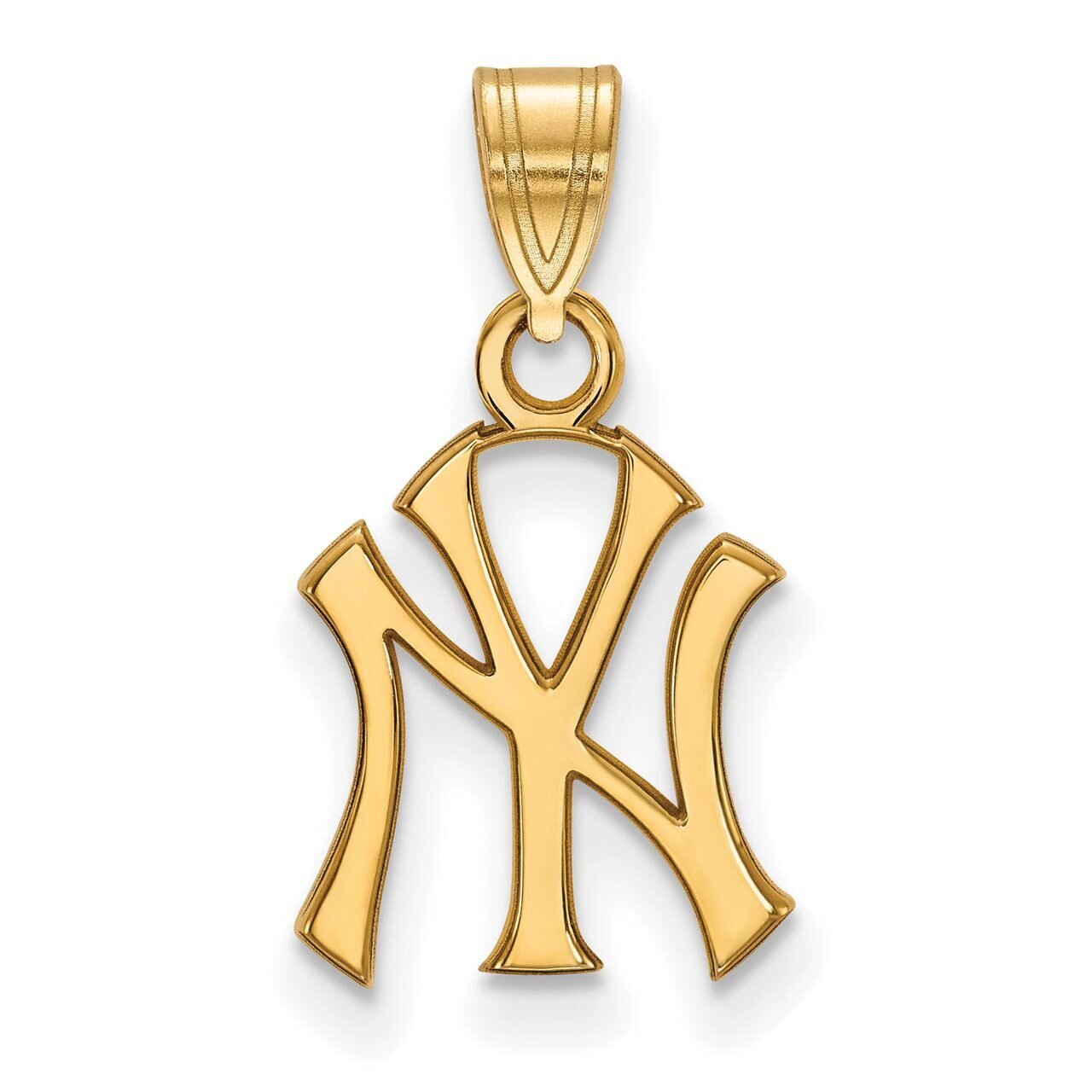 New York Yankees Small Pendant Gold-plated Silver GP002YAN