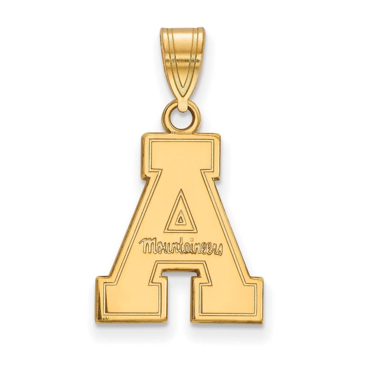 Appalachian State University Medium Pendant Gold-plated Silver GP003APS