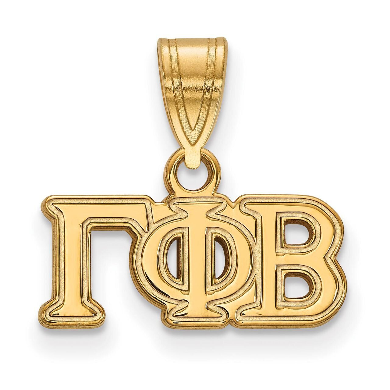 Gamma Phi Beta Medium Pendant Gold-plated Silver GP003GPB, MPN: GP003GPB, 886774895451