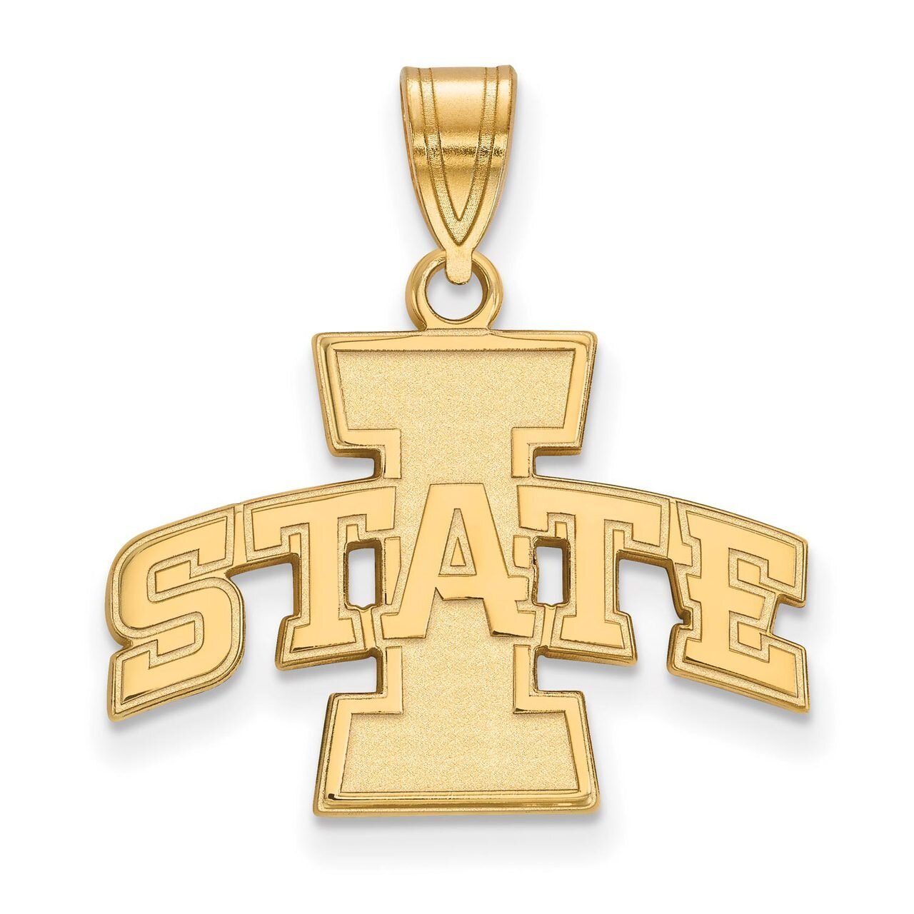 Iowa State University Medium Pendant Gold-plated Silver GP003IAS