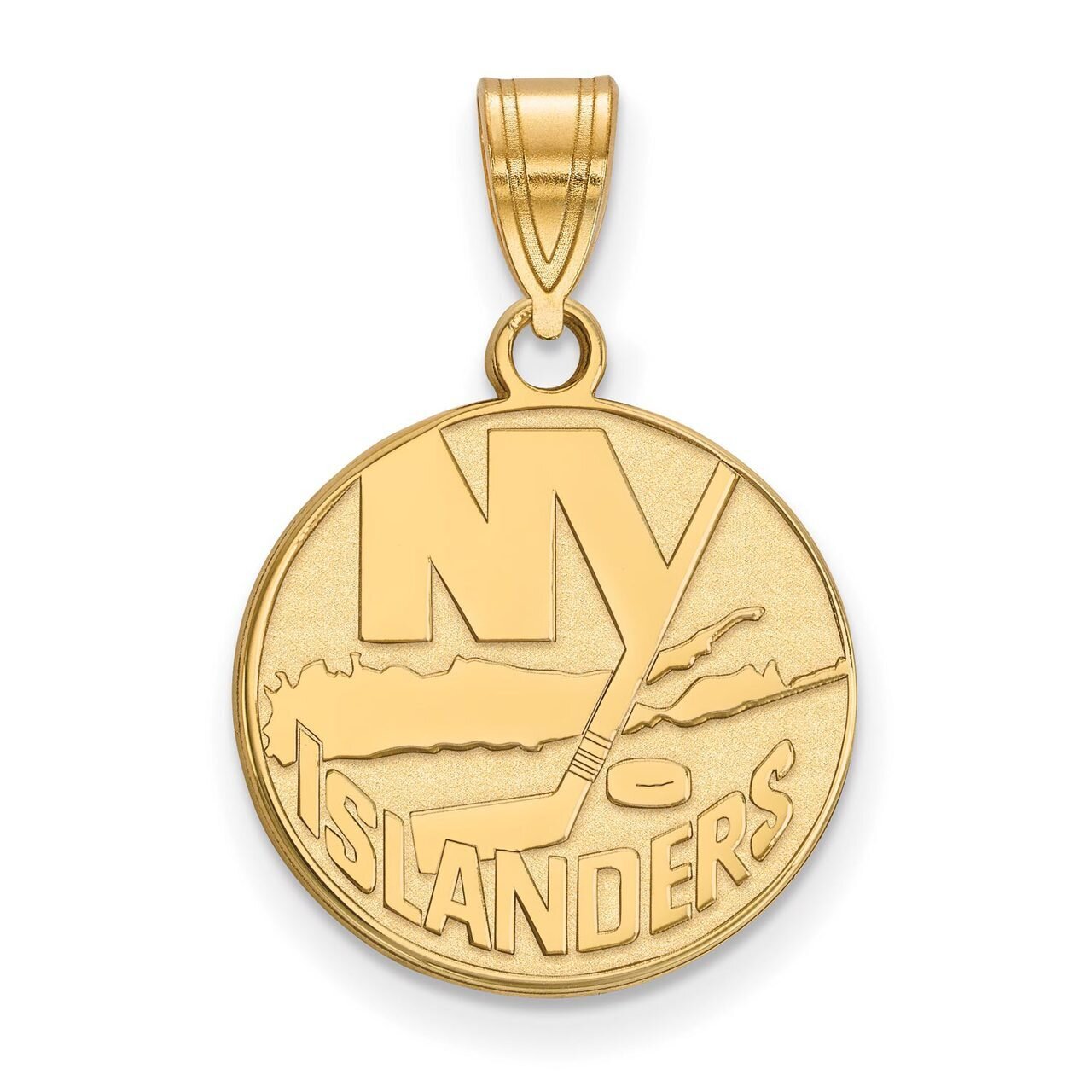New York Islanders Medium Pendant Gold-plated Silver GP003ISL