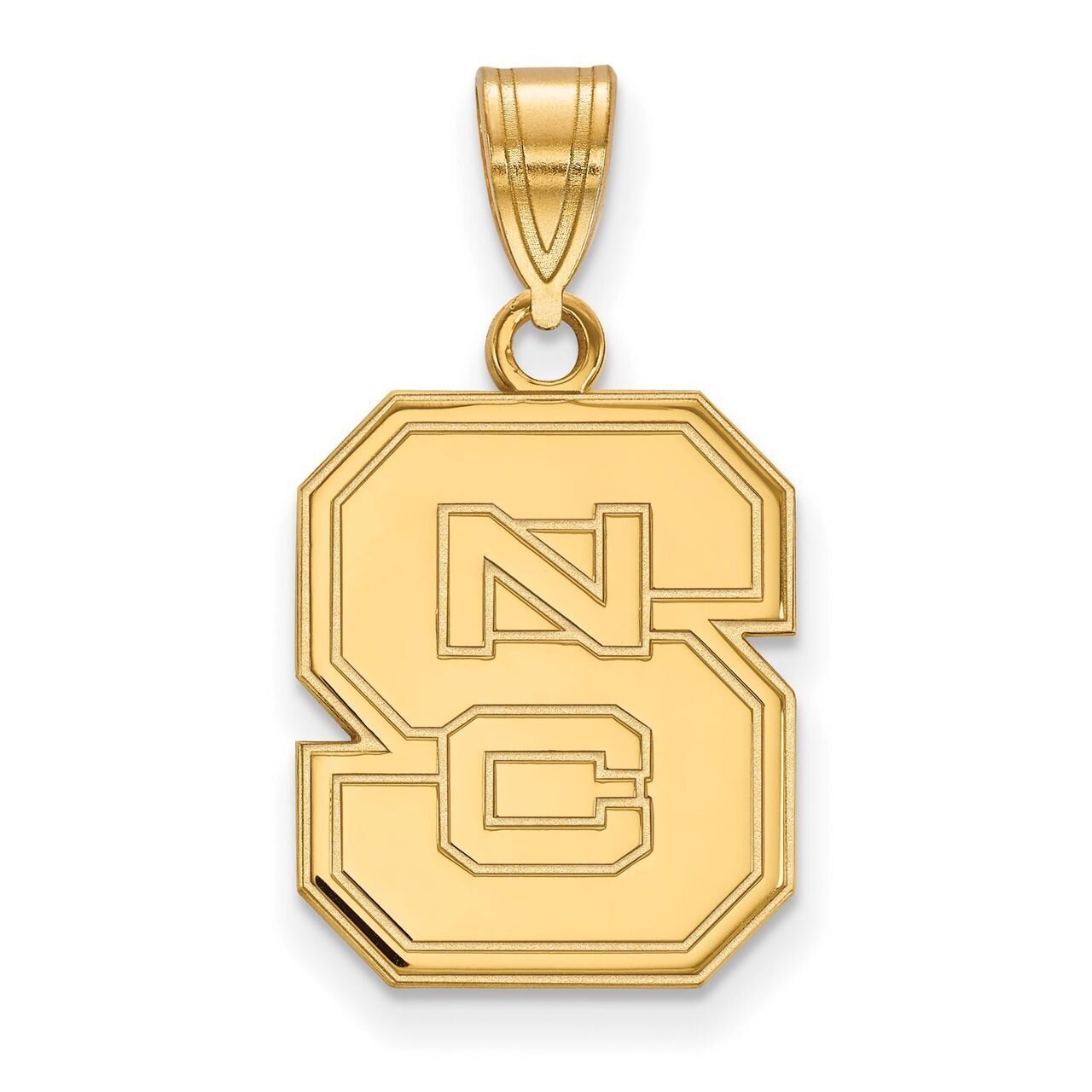 North Carolina State University Medium Pendant Gold-plated Silver GP003NCS