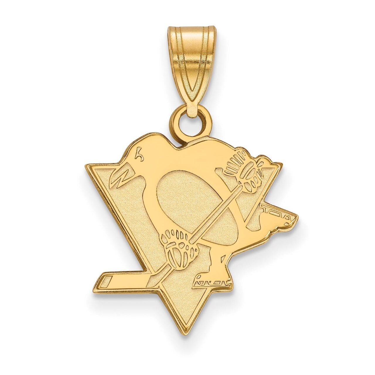 Pittsburh Penguins Medium Pendant Gold-plated Silver GP003PEN, MPN: GP003PEN, 886774741031
