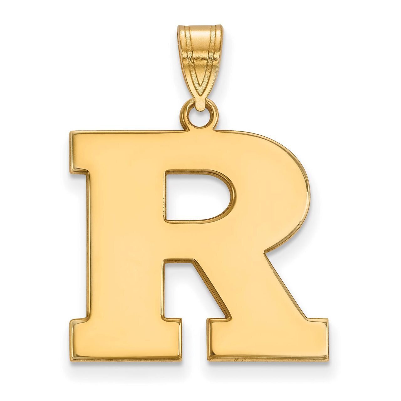 Rutgers Large Pendant Gold-plated Silver GP003RUT