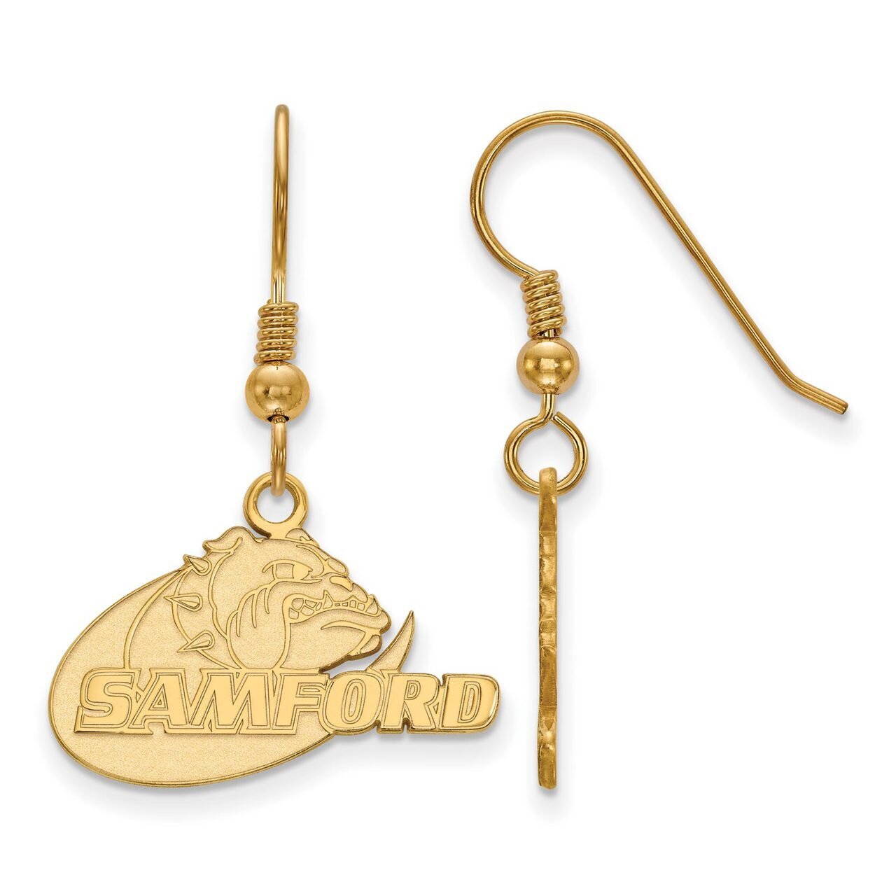 Samford University Small Dangle Earring Wire Gold-plated Silver GP003SMF, MPN: GP003SMF, 8867748963…