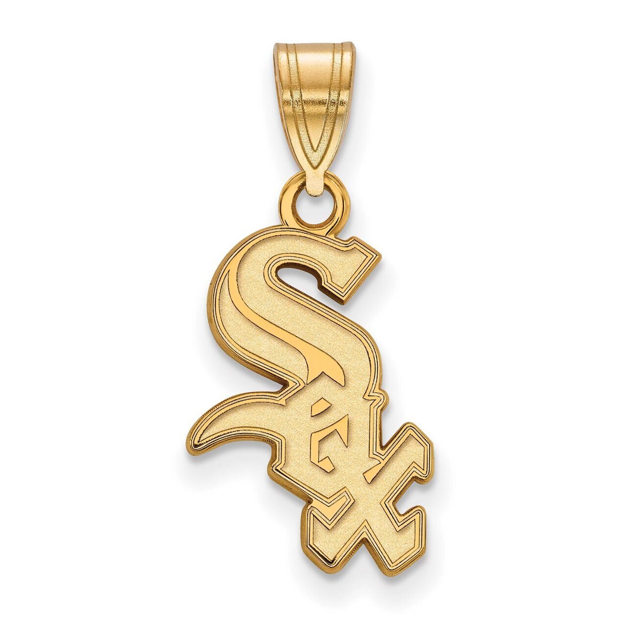 Chicago White Sox Medium Pendant Gold-plated Silver GP003WHI, MPN: GP003WHI, 886774897486