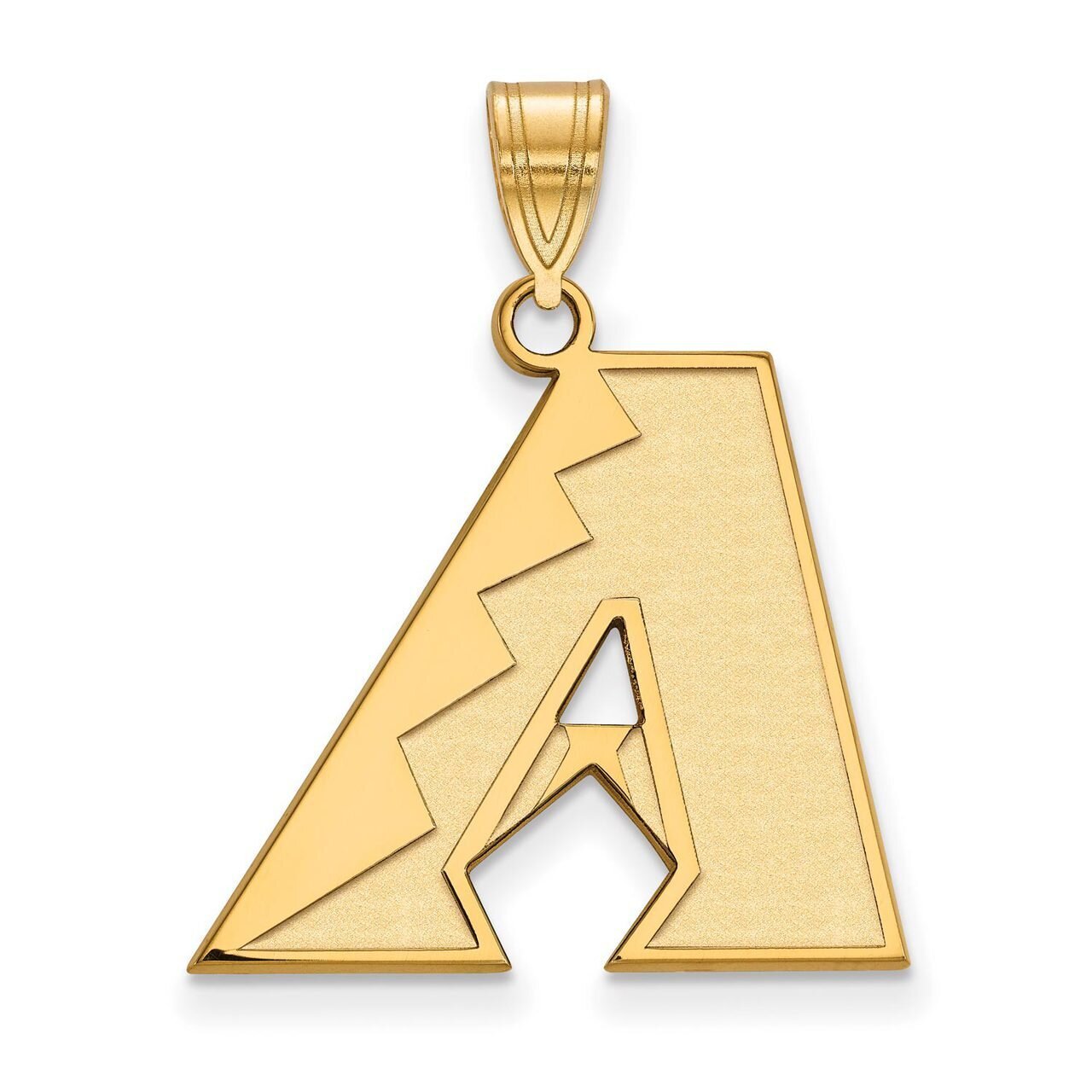 Arizona Diamondbacks Large Pendant Gold-plated Silver GP004DIA