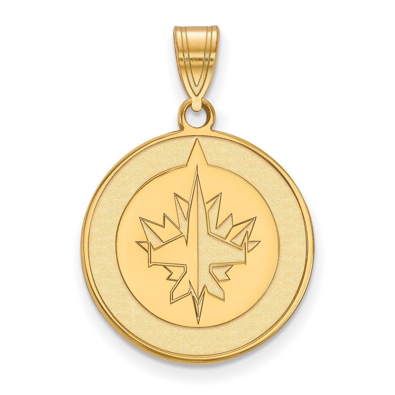 Winnipeg Jets Large Pendant Gold-plated Silver GP004JTS, MPN: GP004JTS, 886774741208