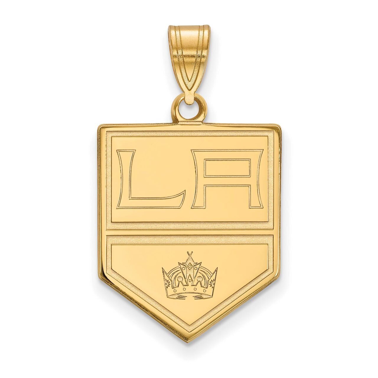 Los Angeles Kings Large Pendant Gold-plated Silver GP004KIN