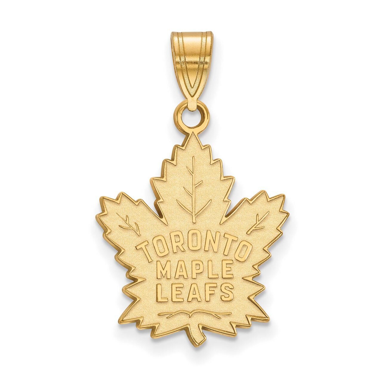 Toronto Maple Leafs Large Pendant Gold-plated Silver GP004MLE, MPN: GP004MLE, 886774741246