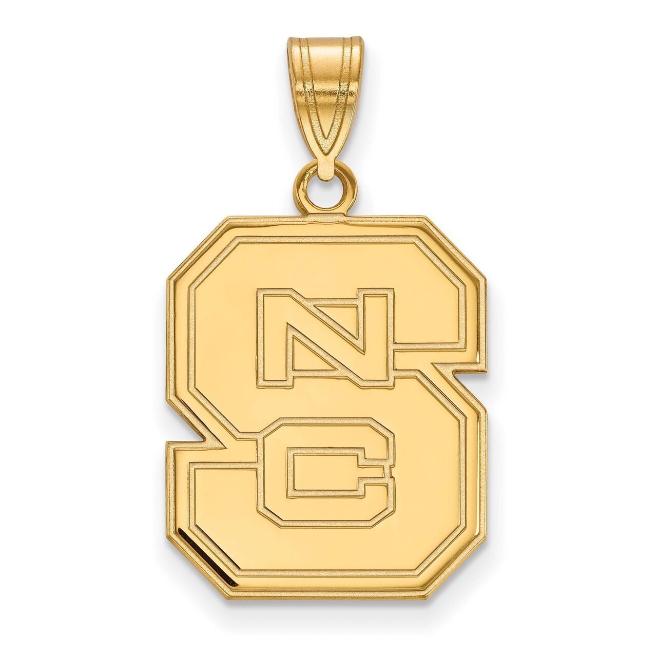 North Carolina State University Large Pendant Gold-plated Silver GP004NCS