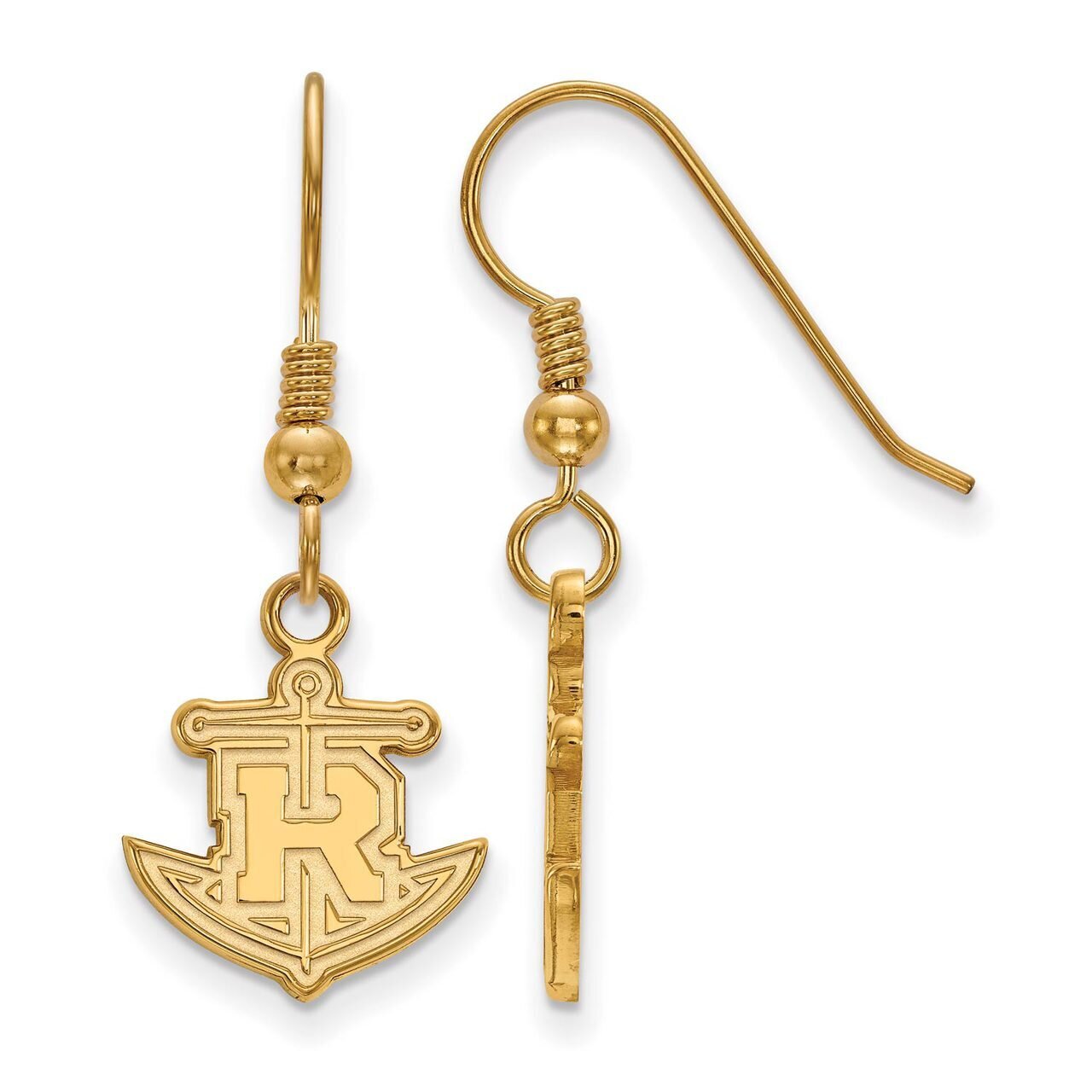 Rollins College Small Dangle Earring Wire Gold-plated Silver GP004ROC