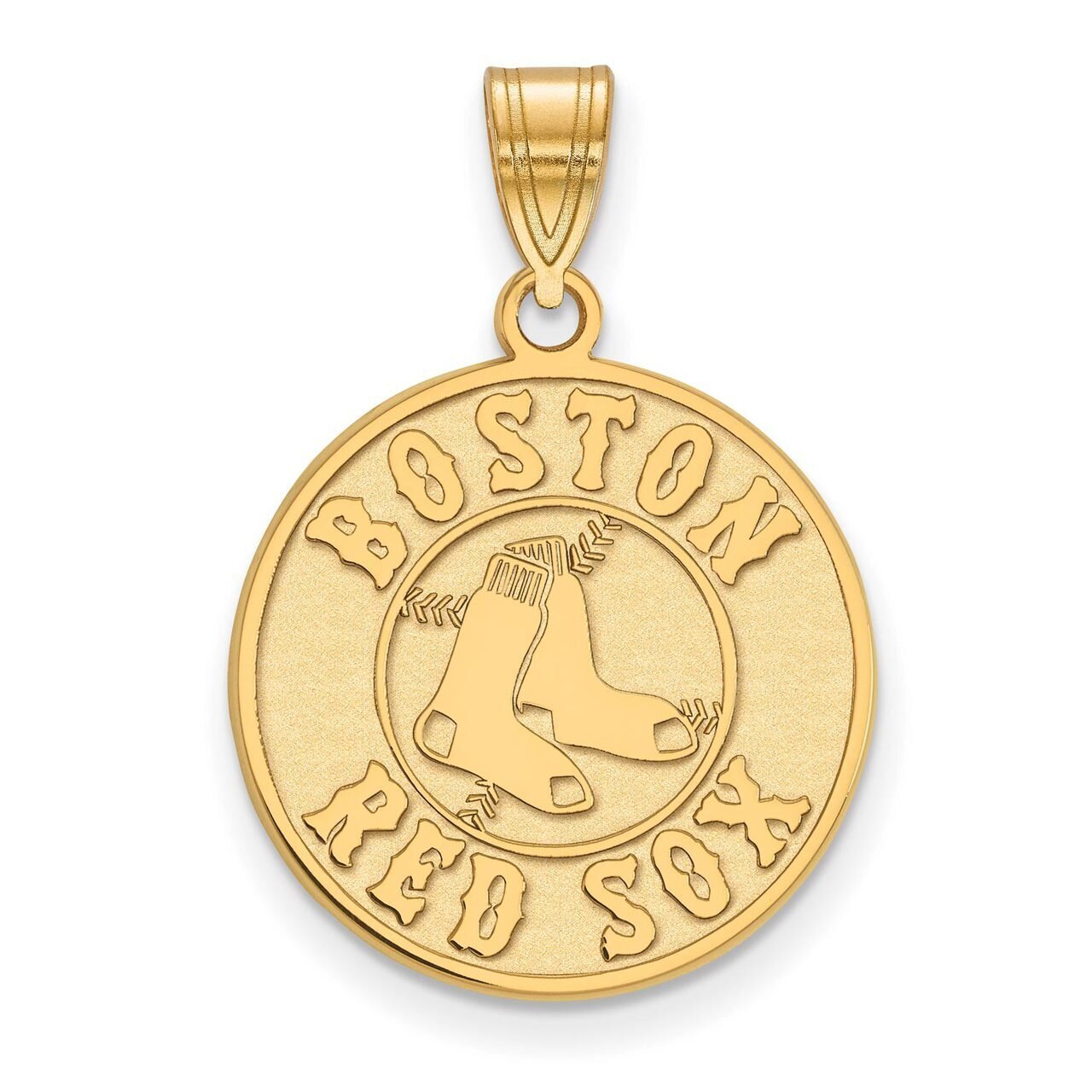 Boston Red Sox Large Pendant Gold-plated Silver GP004RSO