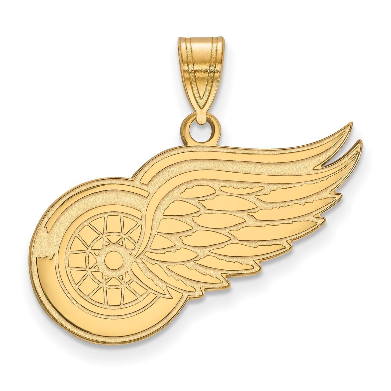 Detroit Red Wings Large Pendant Gold-plated Silver GP004RWI