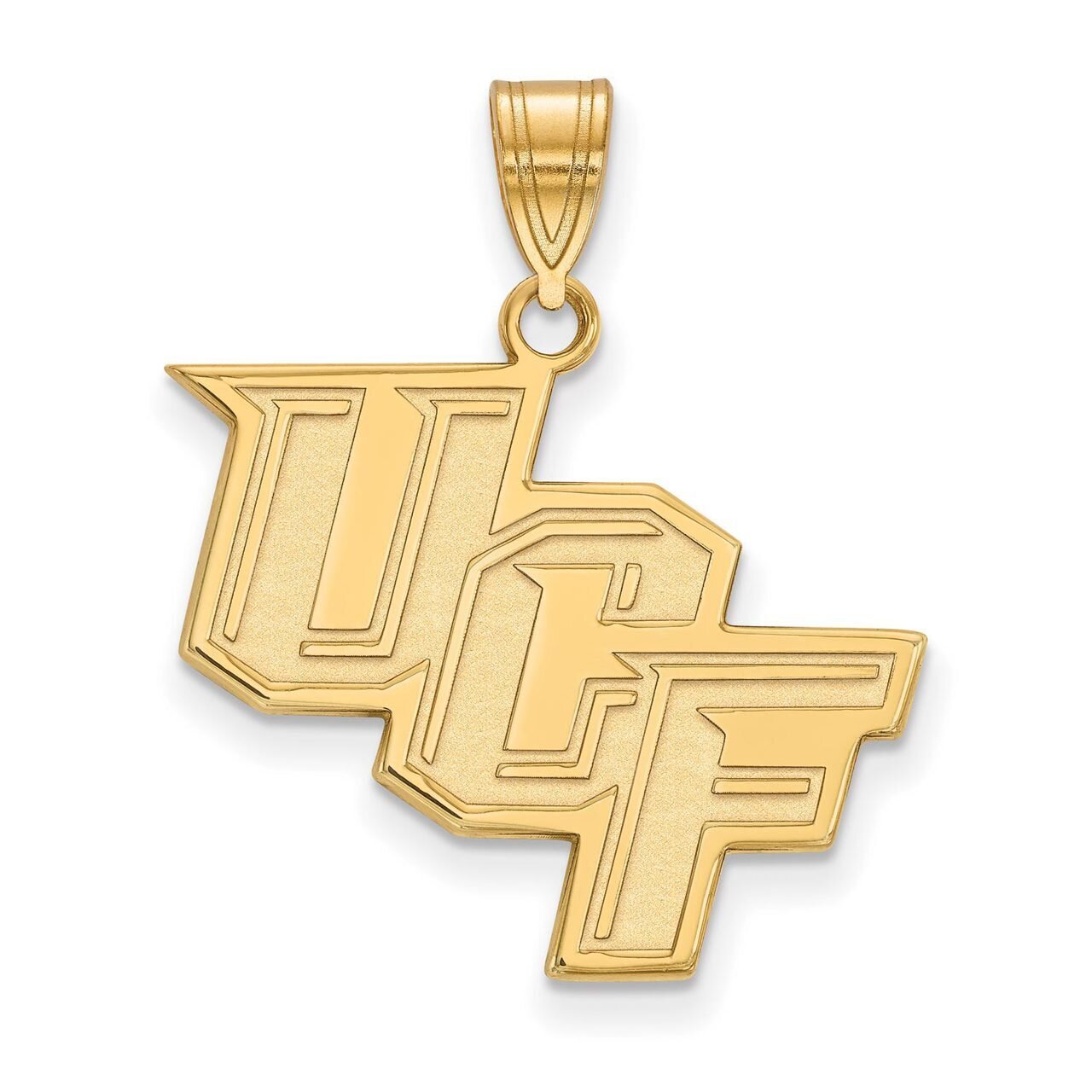 University of Central Florida Large Pendant Gold-plated Silver GP004UCF