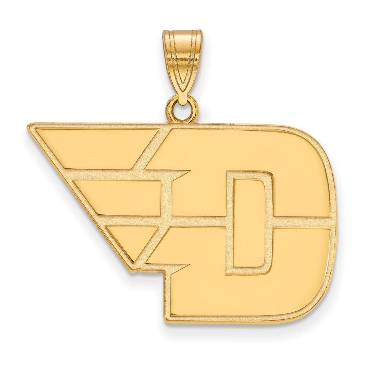University of Dayton Large Pendant Gold-plated Silver GP004UD
